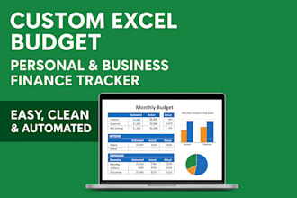 create a custom excel budget for business