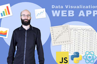 develop your data visualization web app in react and python