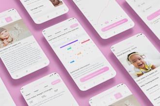 develop ai baby health tracker app,vaccination scheduler app, pediatric care app