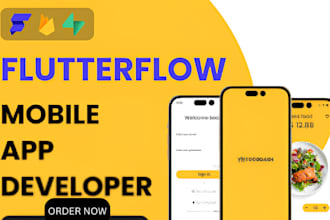 do flutterflow android ios app creation mobile app development flutterflow app