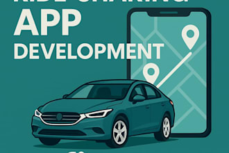 develop ridesharing app, carpooling app, ride share app, cab booking app