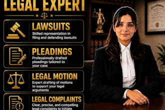 write motion, petition, lawsuit, pleadings, demand letters and legal document