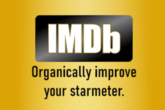 promote your imdb profile and increase starmeter ranking