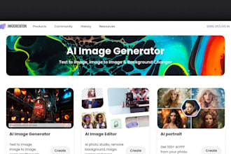 develop ai art generator website, ai image generator, ai nft generator website