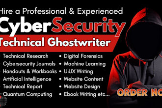 do technical reports, journals, and cyber security threats, urgent paper, ebook