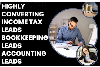 generate income tax leads bookkeeping leads accounting leads bookkeeping website