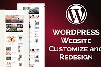 design clean and responsive wordpress website