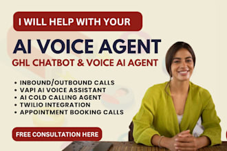 setup vapi ai calling agent, ghl chatbot, ghl ai voice agent, make com, vapi