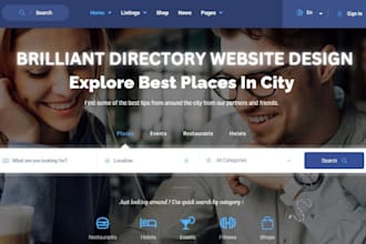 build a directory website with wordpress brilliant directory website