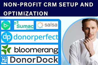 setup non profit crm bloomerang donorperfect donordock blackbaud sumac salsa crm