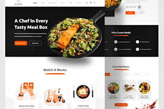 build restaurant website food catering website cafe website food truck website