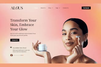 skincare shopify store skincare website cosmetics store skin care shopify store