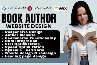design author website, ebook website, book author website, ebook landing page