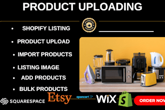 add products listing import and uploading in shopify store zepto and teeinblue