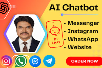 create chatbot and live chat for your website and social media page