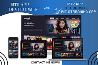 develop live streaming app ott app vod stream ott platform video streaming app