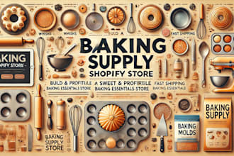baking supply shopify store baking tools website baking ingredient shopify store