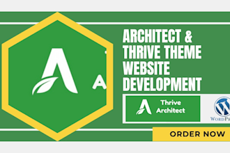 design architect website thrive architect website thrive theme website