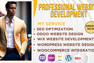 design, develop odoo shopify dropshipping website and wordpress websites design