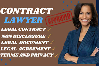 write legal contract, agreement, nda, terms and condition, online lawyer, policy