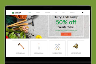design gardening tool shopify store gardening tool garden farming garden website