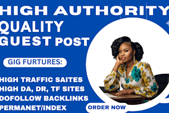 do guest post, blogger outreach, niche edit, dofollow backlinks on high da sites