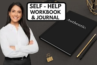 do workbook and journal design self help journal kdp journal planner journal