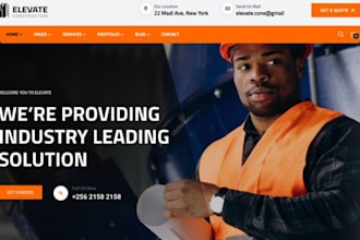 design construction website contractor civil engineering architecture website
