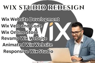 build interactive wix website studio revamp wix website animation wix velo code
