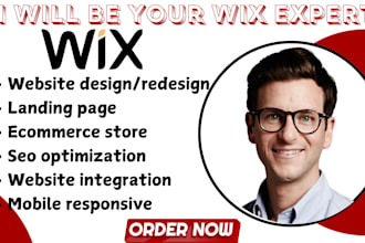 wix website redesign wix website design wix landing page wix website redesign