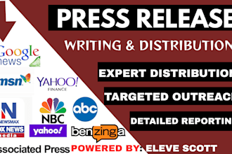 create and distribute your press release to top news and media online