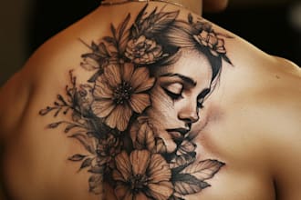 create custom tattoo design, tattoo sleeve