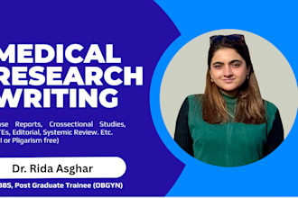 professional medical research writing and editing