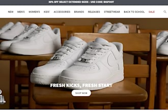 design luxury shoe shopify store sneakers shopify website