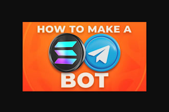 develop solana telegram bot, solana front running bot, solana trading bot