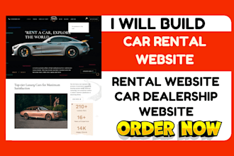 build a fully customized car rental website car rental rental website rent a car