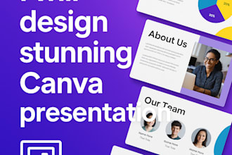 create professional powerpoint and canva presentations