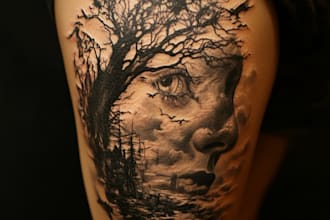 create your ideal minimalist or fine line tattoo design