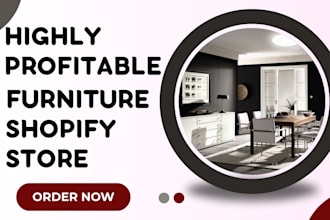 design a furniture shopify store home decor furniture furniture website