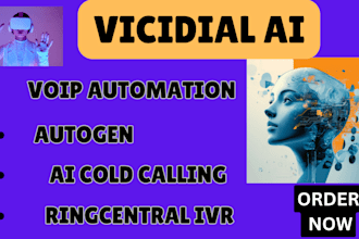 do vicidial ai voip automation ai cold calling agent autogen ringcentral ivr a2p