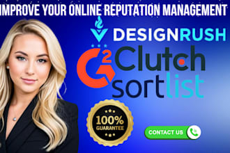 improve your online reputation management on clutch g2 sortlist or designrush