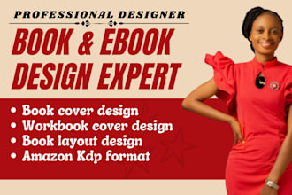 do your ebook design book cover design workbook cover design book layout design