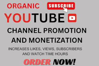 do organic youtube promotion video marketing to boost organic views and subs