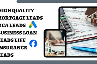 generate mortgage leads mca leads business loan leads life insurance leads