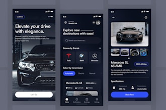 build car rental app, p2p car rental app, luxury and exotic car rental app