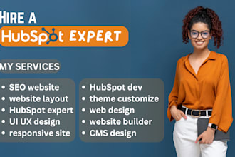 custom hubspot landing page design, hubspot website design, custom hubspot theme