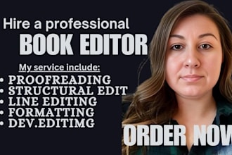 proofread, line by line edit, structural edit, memoir, nonfiction, fiction book