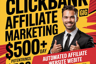 set up a  clickbank affiliate marketing website and promote your affiliate link