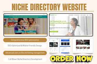 niche directory website lawyers health home attorney influencers gaming crypto