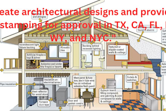 architectural designs provide pe stamping approval  tx ca fl